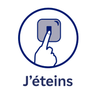 J'éteins